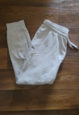 Lacoste Sport Fleece Tennis Sweatpant, Men's XL, Grey with Logo
